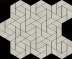 Плитка Italon Метрополис Абсолют Сильвер Айкон мозаика арт. 620110000155 (28,6x38,7)